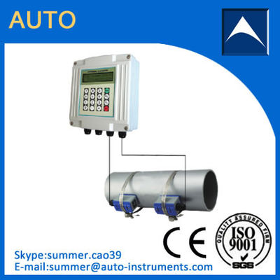 China. Medidor de flujo ultrasónico fijo separado utilizado para todos los líquidos con bajo costo hecho en China proveedor