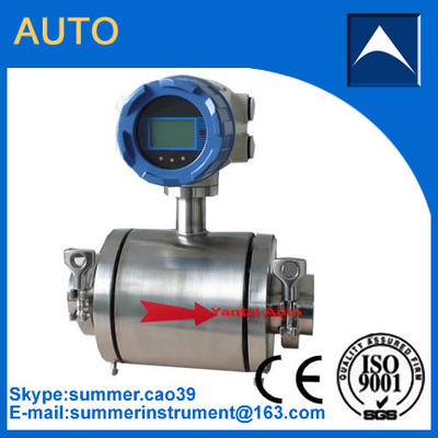China. China barata tipo de abrazadera medidor de flujo magnético digital para el tratamiento del agua proveedor