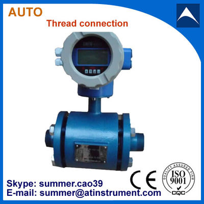 China. Tipo de conexión de hilo medidor de caudal magnético uesd para agua/aguas residuales/aguas residuales/agua embotellada proveedor