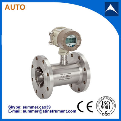 Medidor de flujo de turbina para petróleo con 4 ~ 20mA con alta calidad proveedor