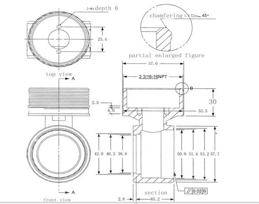 sensor de presión diferencial capacitivo de metal con excelentes funciones proveedor
