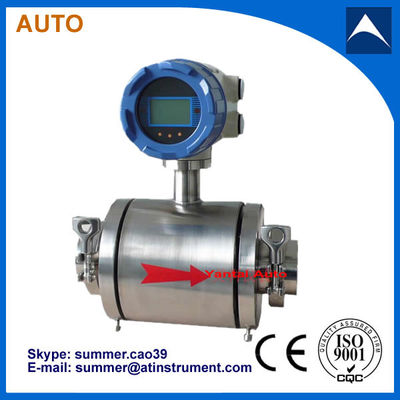 Medidor de caudal electromagnético de tres pinzas uesd para agua/aguas residuales/aguas industriales/aguas residuales proveedor