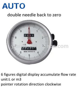 Medidor de flujo de engranaje oval de combustible digital de bajo costo exportado a Malasia proveedor
