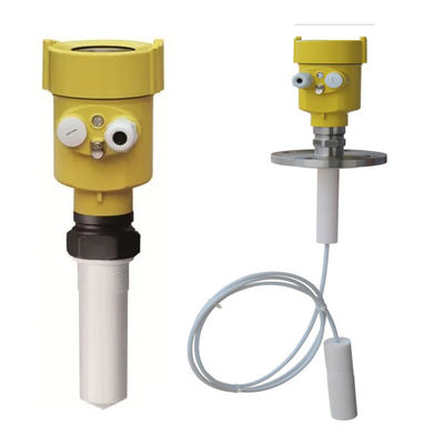 Sensor de transmisión de medida de nivel de onda guiada de radar para sólidos, polvos, granulados, líquidos, recipientes de grano proveedor