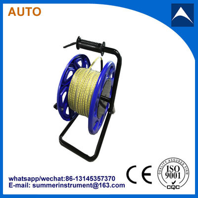 Fábrica Bajo precio medidor de profundidad de pozo /cable ruler medidor de nivel de agua /indicador de nivel de agua subterránea 50M 150M 200M 3 proveedor