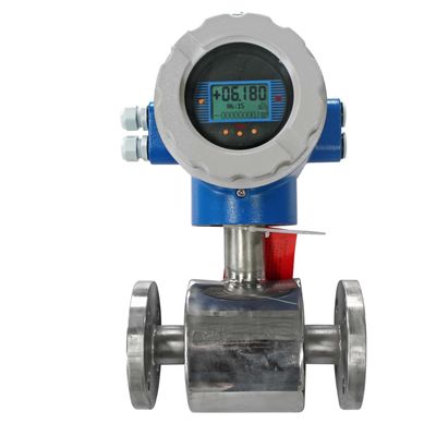 4-20mA Tipo integrado Medidor de flujo electromagnético Medidor de flujo de lodo proveedor