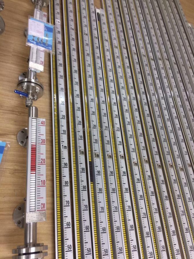 Indicador de medida del nivel del líquido magnético Medidor de profundidad del tanque Sensor del transmisor Medidor del medidor Indicador de medida 4-20 MA Nivel de flotación magnética